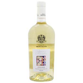 Baron Montalto Viognier Collezione di Famiglia Dry White Wine 12.5% 0.75l - buy, prices for ULTRAMARKET - photo 1