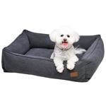 Noble Pet Albert Velvet лежак для собак 90х60 см - сірий