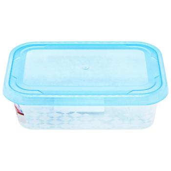 Ємність Branq Blue Box прямокутна з кришкою 500мл - купити, ціни на Auchan - фото 2