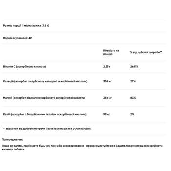 Thorne Research Buffered C Powder Vitamin C 236g - buy, prices for Biotus - photo 2
