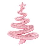 Serpentine Pink Christmas Tree Decoration