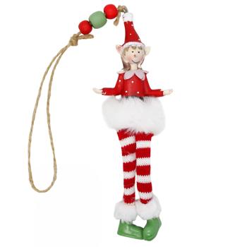 Украшение елочное Koopman Эльф 5х1,5х7,5см - купить, цены на - фото 2