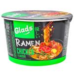 Локшина Glads швидкого приготування з соусом рамен зі смаком курки 105г