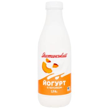 Yagotynskyi Peach Yogurt 1.5% 750g - buy, prices for Grono - photo 1