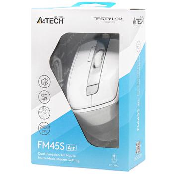 Мышь A4Tech FM45S Air USB Silver White - купить, цены на Auchan - фото 1