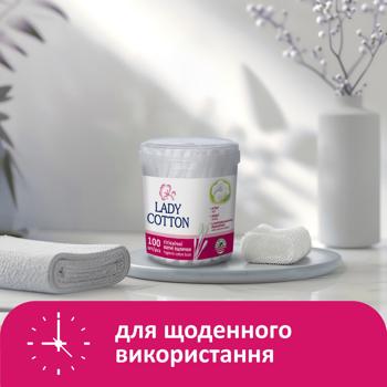 Палички ватні Lady Cotton в банці 100шт - купити, ціни на NOVUS - фото 4