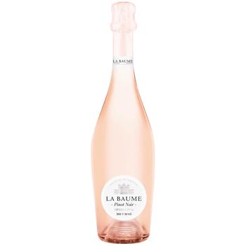 Вино игристое La Baume Pinot Noir Brut розовое брют 11,5% 0,75л