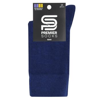 Носки Premier Socks Премиум мужские р.25 синий - купить, цены на NOVUS - фото 1