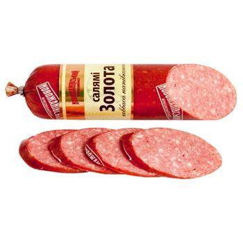 Novozhanivskyi MK Salami Zolota Semi-Smoked Sausage 430g - buy, prices for Chudo Market - photo 1