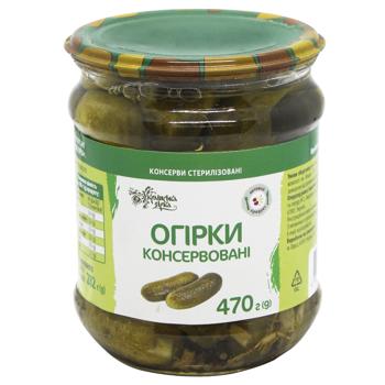 Ukrainska Zirka Cucumbers 470g - buy, prices for COSMOS - photo 1