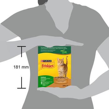 Корм сухой Friskies Indoor с курицей, индейкой и овощами для домашних кошек 270г - купить, цены на КОСМОС - фото 4