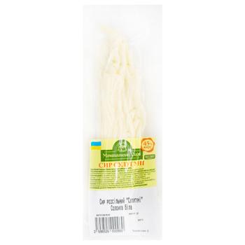 Сыр Монашинські Сири Сулугуни соломка - купить, цены на КОСМОС - фото 1