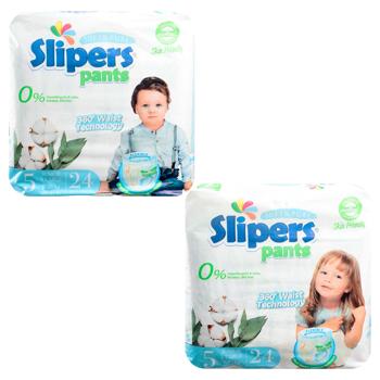 Slipers Junior 5 XL Diaper Pants 9-21kg 24pcs - buy, prices for COSMOS - photo 1