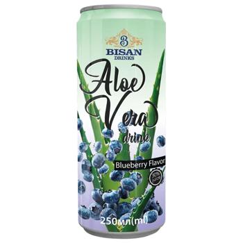 Bisan Drinks Aloe Vera Juice Drink with Blueberry Flavor 250ml - buy, prices for Chudo Market - photo 1