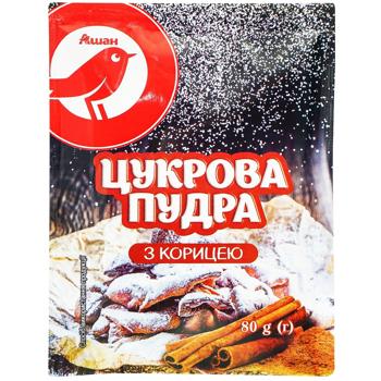 Auchan Powdered Sugar with Cinnamon 80g - buy, prices for Auchan - photo 1