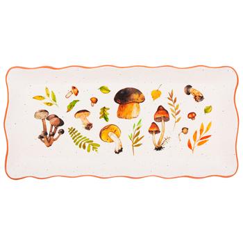 Bona Di Forest Glade Ceramic Dish 40.5x20.3cm