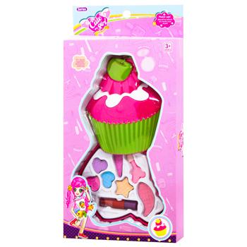 Cute Girl Cupcake Kids Cosmetics Set