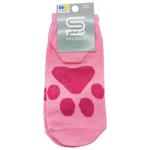 Носки Premier Socks женские средние Лапки р.23-25 розовый