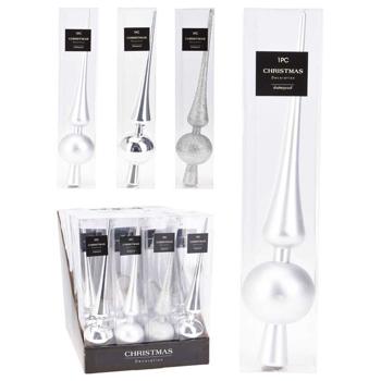 Koopman Christmas Tree Topper 29.5cm Silver