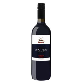 Вино Lupo Nero Rosso Puglia IGT червоне напівсухе 12% 0,75л - купити, ціни на NOVUS - фото 1