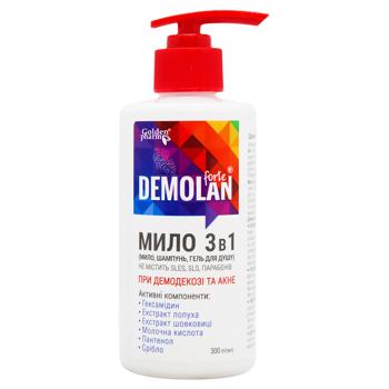 Demolan Forte 3in1 Soap 0.3l - buy, prices for MegaMarket - photo 1