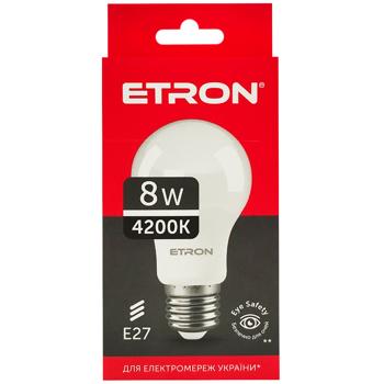 Etron LED Bulb A55 8W E27 4200K - buy, prices for - photo 3