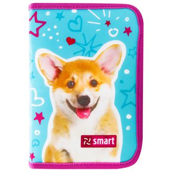 Пенал Smart Corgi твердий одинарний з двома клапанами HP-04 - купити, ціни на METRO - фото 2