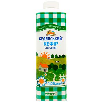 Seliansky Kefir 1% 950g - buy, prices for MegaMarket - photo 1