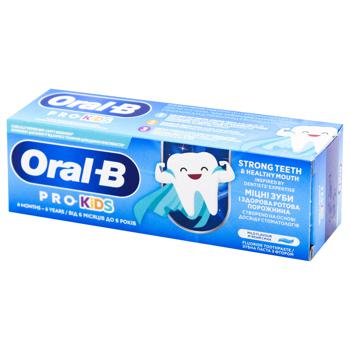 Зубна паста Oral-B Pro-Kids Ніжний cмак від 6 місяців до 6 років 50мл - купити, ціни на ULTRAMARKET - фото 2