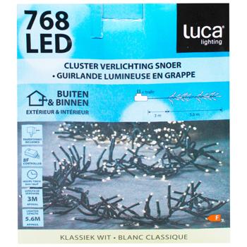 Гірлянда Luca Lighting Кластер світлодіодна 768 LED 5,6м біле світло - купити, ціни на WINETIME - фото 2