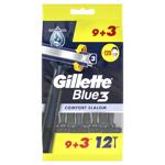 Бритви Gillette Blue 3 Comfort Slalom одноразові 12шт