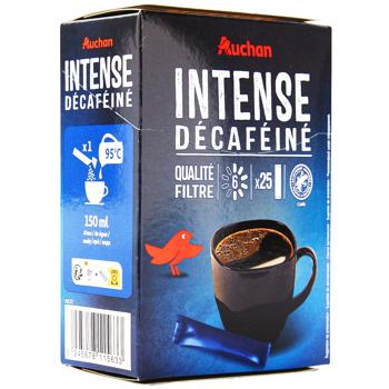 Auchan Gold Intenso Decaffeinato Instant Coffee 2g x 25pcs - buy, prices for Auchan - photo 1