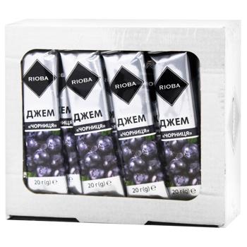 Rioba Blueberry Jam 20g x 30pcs - buy, prices for METRO - photo 1