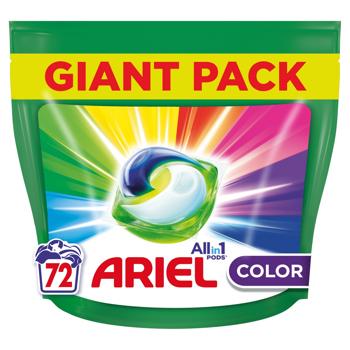 Капсули для прання Ariel Pods All-in-1 Color 72шт - купити, ціни на МегаМаркет - фото 2