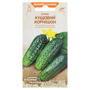 Семена Семена Украины Огурец кустовой Корнишон 1г - купить, цены на МегаМаркет - фото 1