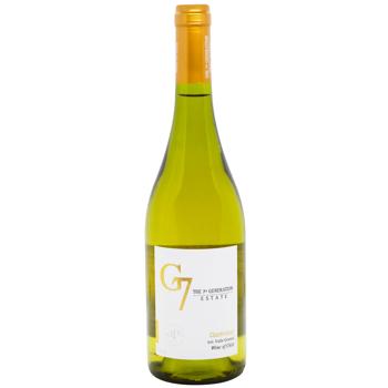 G7 Chardonnay White Dry Wine 13.5% 0.75l