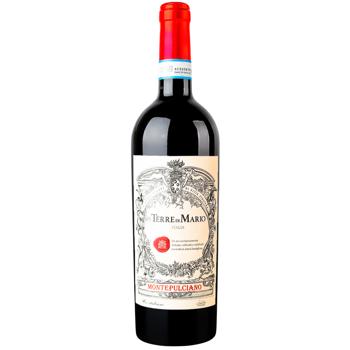 Вино Терре ді Маріо Монтепульчано 0.75л червоне сух 12.5% - купити, ціни на Восторг - фото 1