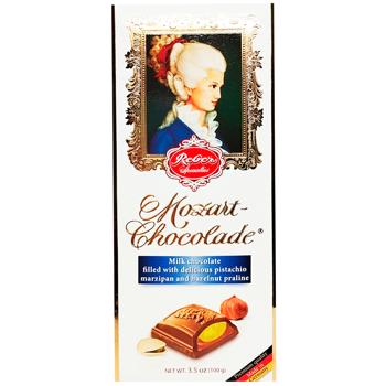 Reber Mozart Milk Chocolate with Marzipan Filling 100g - buy, prices for Vostorg - photo 1