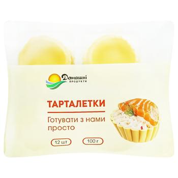 Тарталетки Домашні Продукти 12шт 100г - купити, ціни на Торба - фото 1