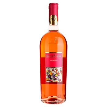 Tenuta Ulisse Merlot Rose Semidry Wine 13% 0.75l