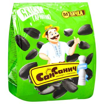 Семена подсолнечника Сан Саныч жареные соленые 100г - купить, цены на КОСМОС - фото 2