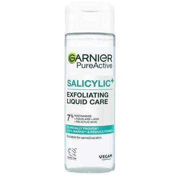 Есенція-пілінг для обличчя Garnier Pure Active із саліциловою кислотою 120мл - купити, ціни на Auchan - фото 1