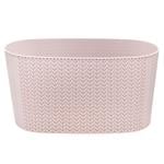 Sumela Light Pink Balcony Flower Pot with Drainage 4.7l