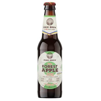 Сидр Mikki Brew Forest Apple напівсухий 5,5% 0,33л - купити, ціни на - фото 1