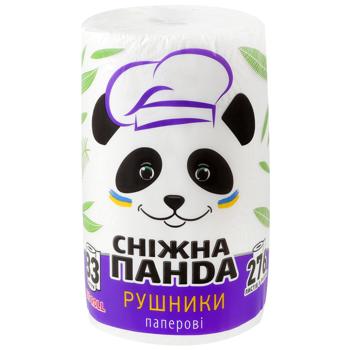 Рушники паперові Сніжна панда Big Roll - купити, ціни на Чудо Маркет - фото 1