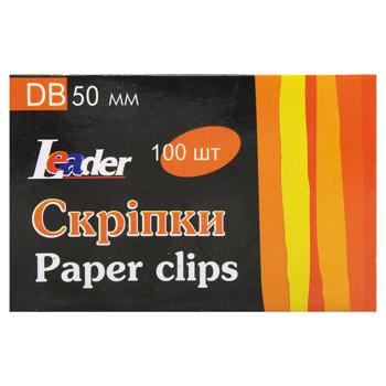 Leader Paper Clips 50mm 100pcs DB302 - buy, prices for Za Raz - photo 2