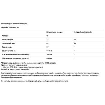 Omega-3 fish oil Nordic naturals strawberries with cream 30pcs Usa - buy, prices for Biotus - photo 3