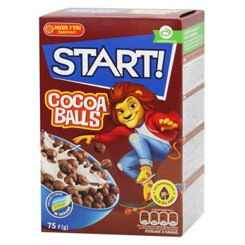 Сніданок сухий Start! Кульки з какао 75г - купити, ціни на - фото 2
