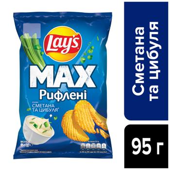 Lay`s Sour Cream and Onion Chips 95g - buy, prices for COSMOS - photo 2