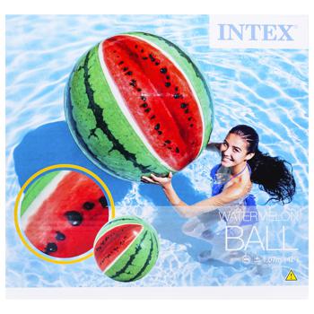 Intex Watermelon Beach Ball with Repair Kit 107cm 3+ 58075 - buy, prices for COSMOS - photo 2